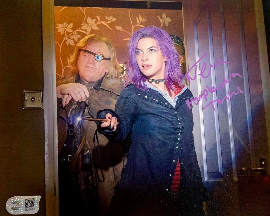 Natalia Tena inscribed "Nymphadora Tonks" (Harry Potter) Signed 8x10 - SWAU